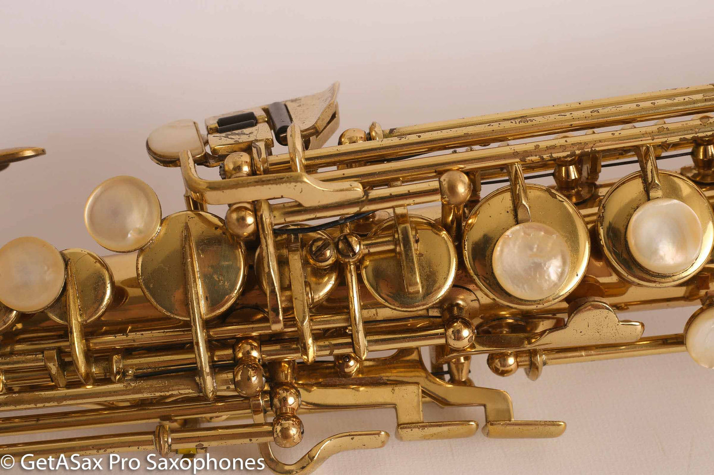 Keilwerth SX90 Soprano Saxophone Original Lacquer Good Pads Liebman Era 103943