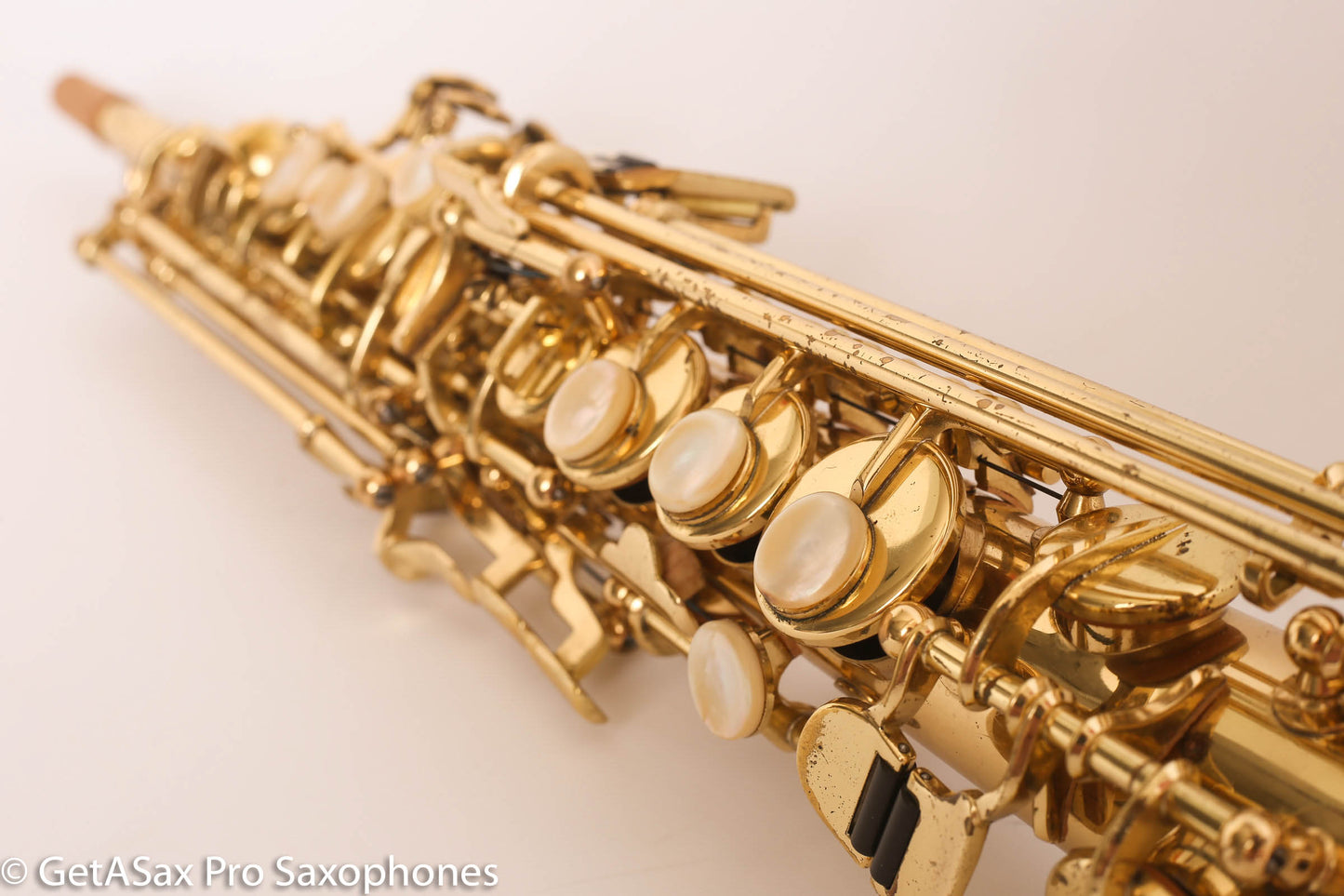 Keilwerth SX90 Soprano Saxophone Original Lacquer Good Pads Liebman Era 103943