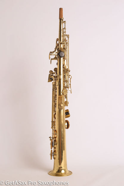 Keilwerth SX90 Soprano Saxophone Original Lacquer Good Pads Liebman Era 103943