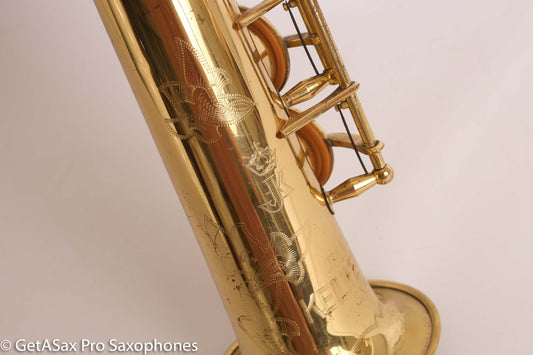 Keilwerth SX90 Soprano Saxophone Original Lacquer Good Pads Liebman Era 103943