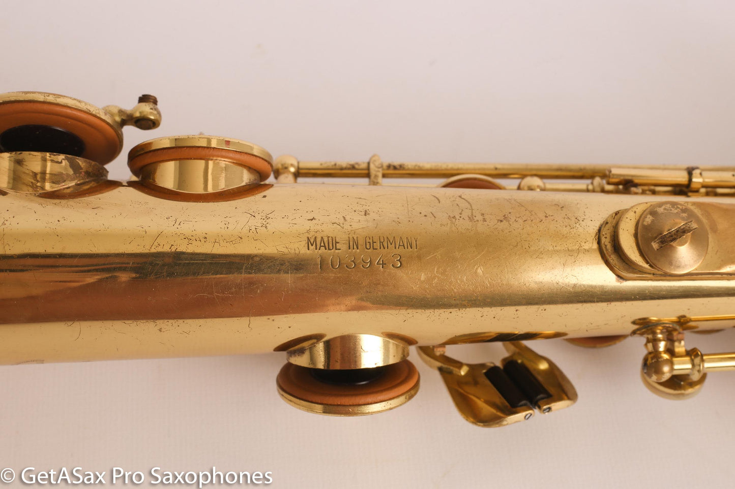 Keilwerth SX90 Soprano Saxophone Original Lacquer Good Pads Liebman Era 103943