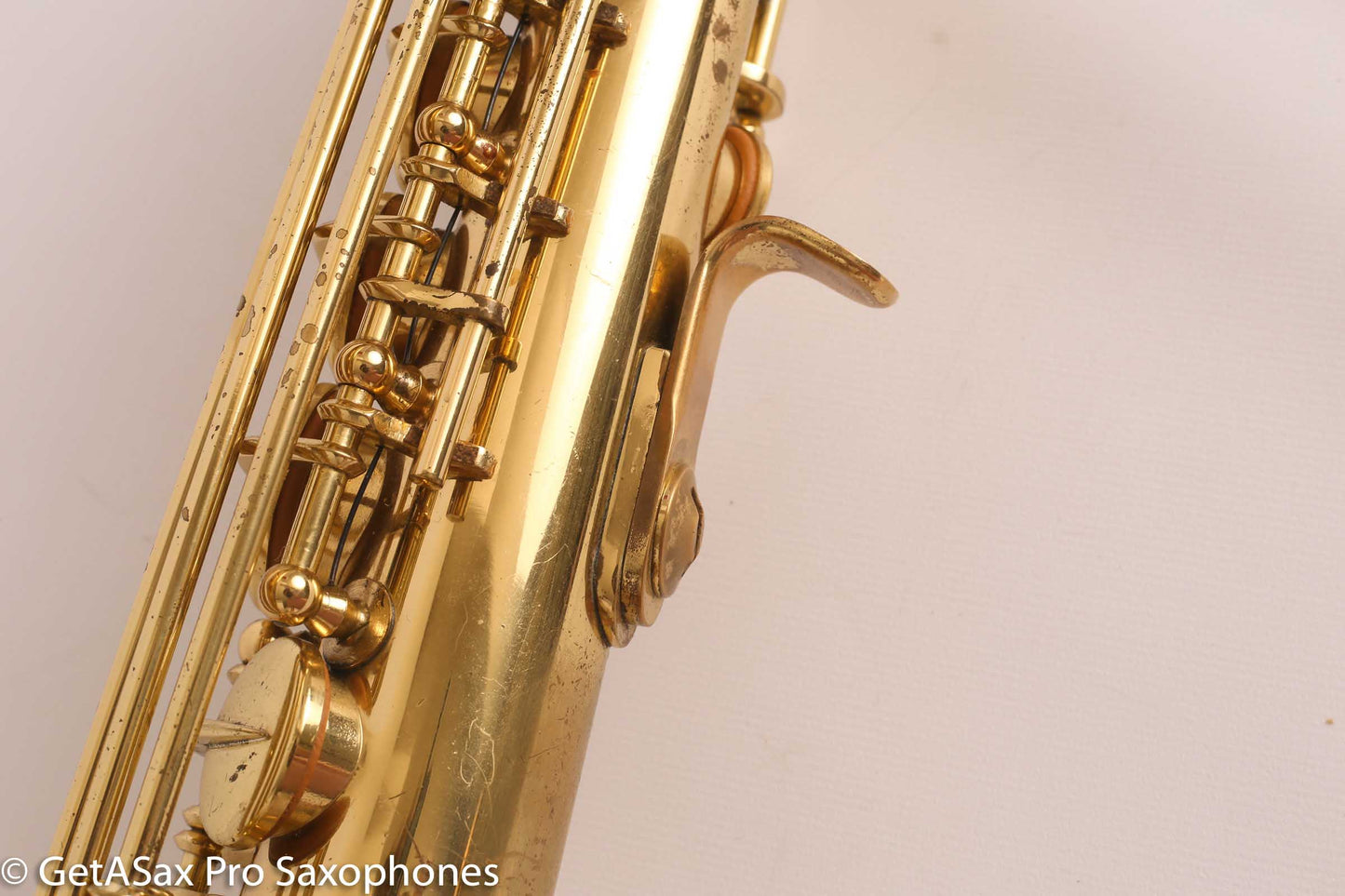 Keilwerth SX90 Soprano Saxophone Original Lacquer Good Pads Liebman Era 103943