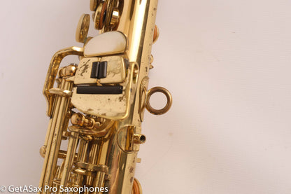 Keilwerth SX90 Soprano Saxophone Original Lacquer Good Pads Liebman Era 103943