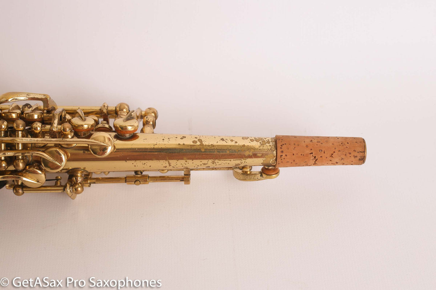 Keilwerth SX90 Soprano Saxophone Original Lacquer Good Pads Liebman Era 103943