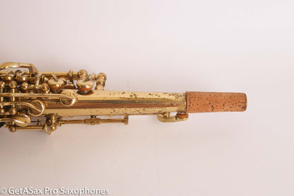 Keilwerth SX90 Soprano Saxophone Original Lacquer Good Pads Liebman Era 103943