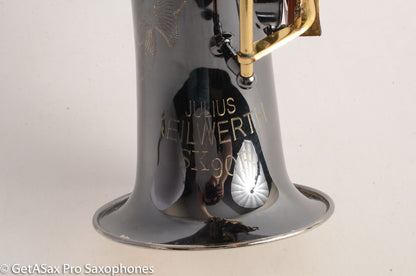 Keilwerth Straight Alto Saxophone Original Black Nickel Plate Super Rare 118812