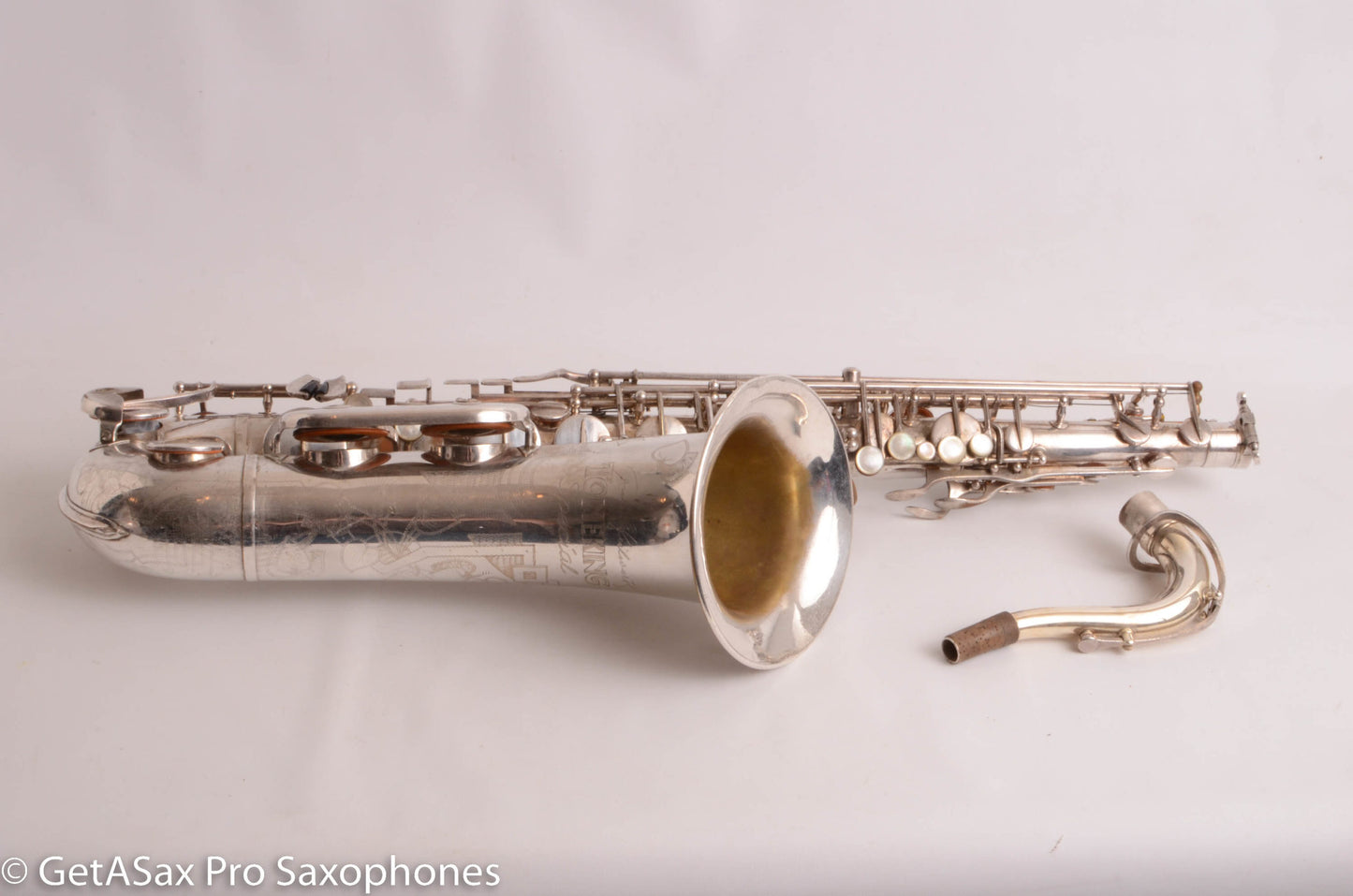 Keilwerth ToneKing Special Tenor Original Silver Plate Needs Overhaul 73001
