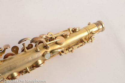 King Alto Saxophone Original Gold Plate Old Pads Beautiful Engraving 105999