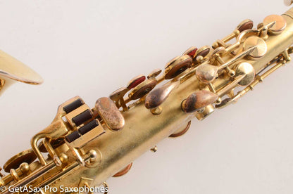 King Alto Saxophone Original Gold Plate Old Pads Beautiful Engraving 105999