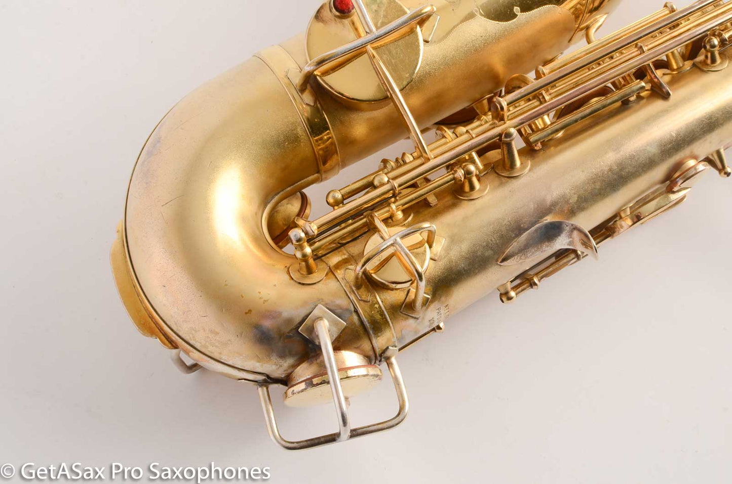 King Alto Saxophone Original Gold Plate Old Pads Beautiful Engraving 105999