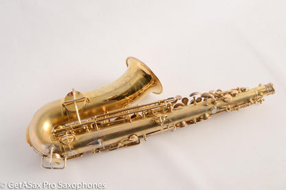 King Alto Saxophone Original Gold Plate Old Pads Beautiful Engraving 105999