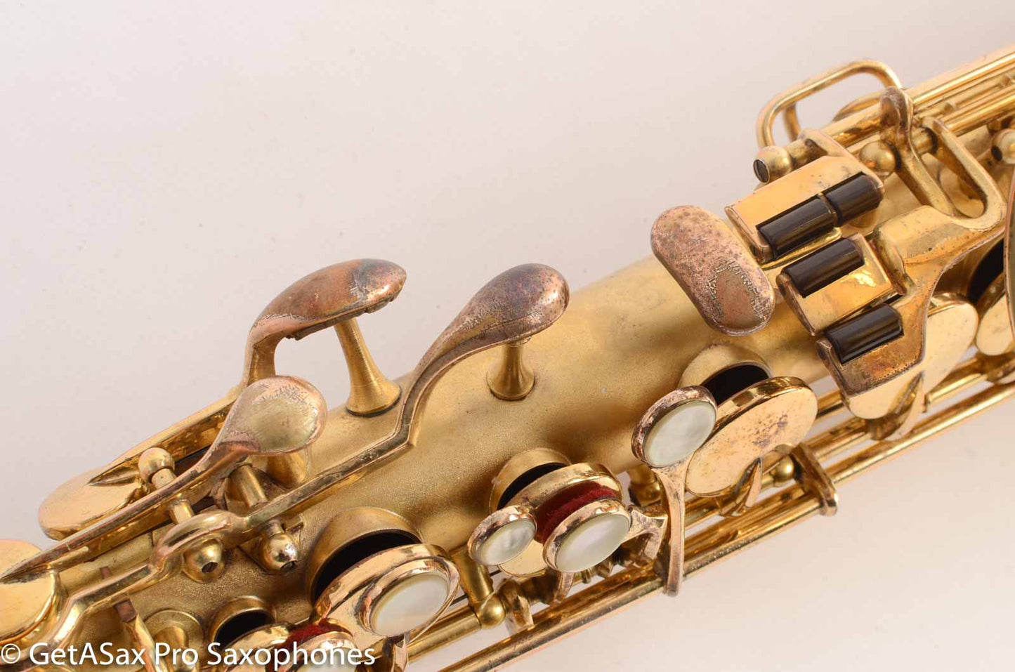 King Alto Saxophone Original Gold Plate Old Pads Beautiful Engraving 105999