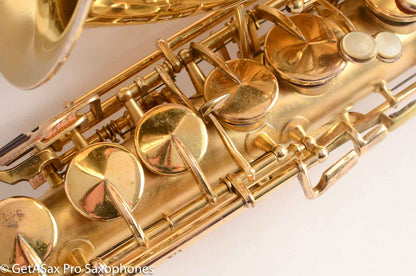 King Alto Saxophone Original Gold Plate Old Pads Beautiful Engraving 105999
