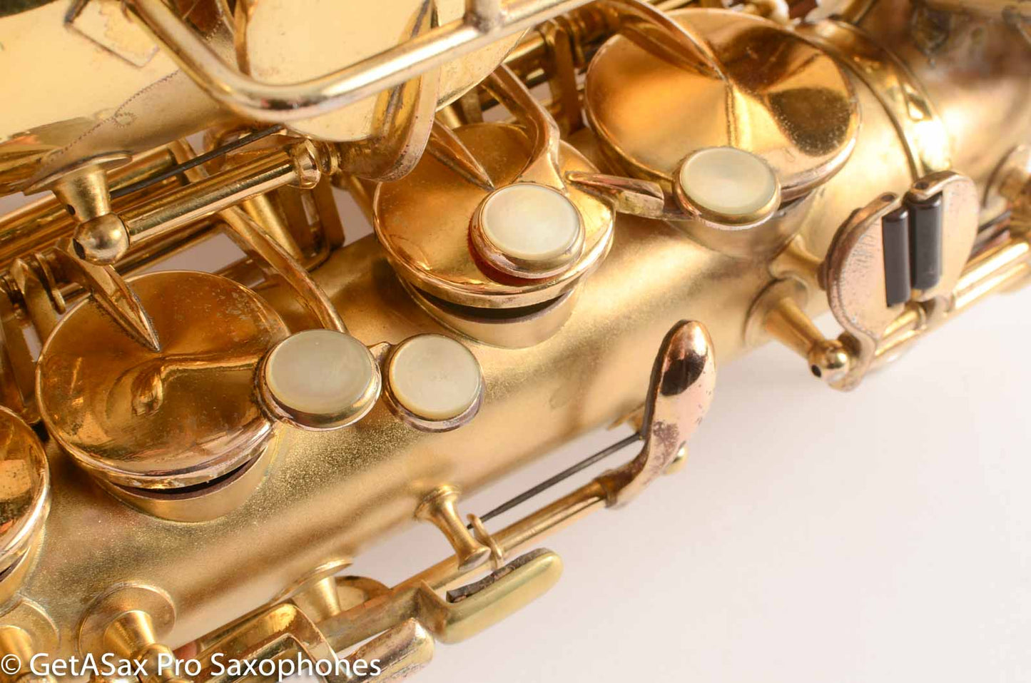 King Alto Saxophone Original Gold Plate Old Pads Beautiful Engraving 105999