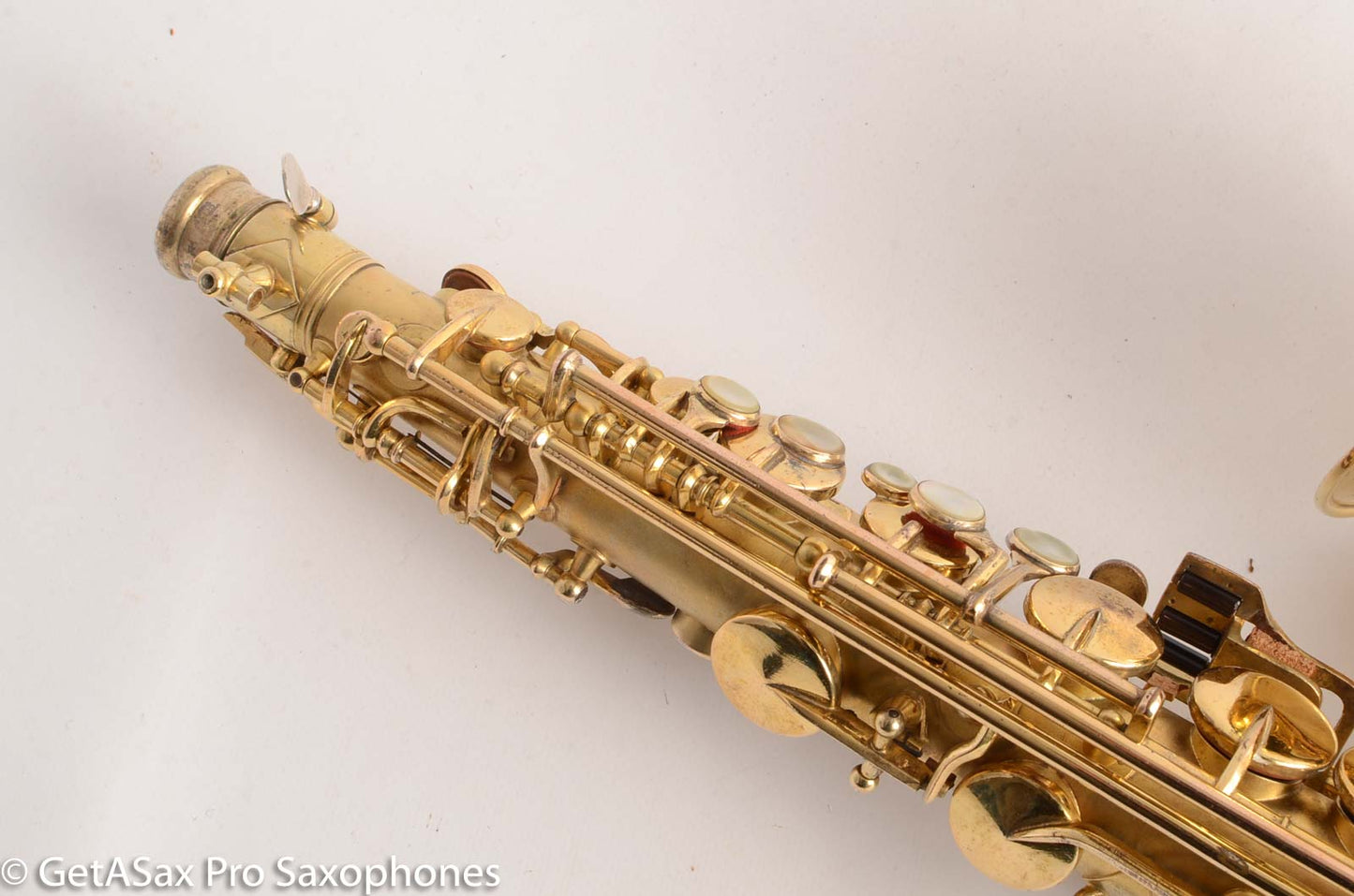 King Alto Saxophone Original Gold Plate Old Pads Beautiful Engraving 105999