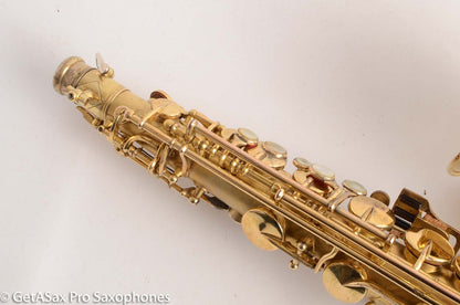 King Alto Saxophone Original Gold Plate Old Pads Beautiful Engraving 105999