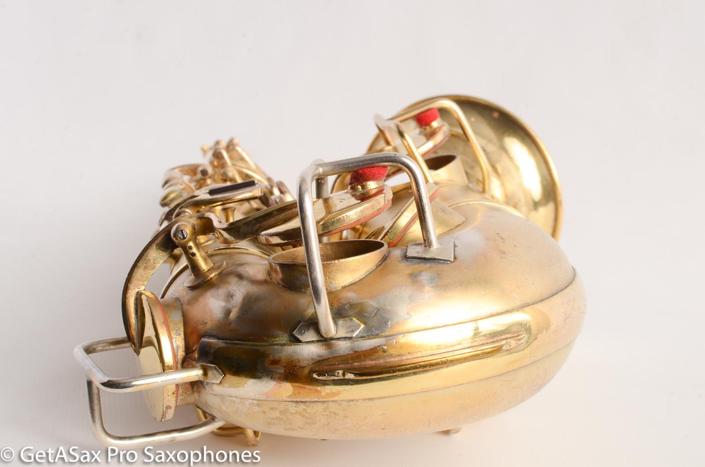 King Alto Saxophone Original Gold Plate Old Pads Beautiful Engraving 105999