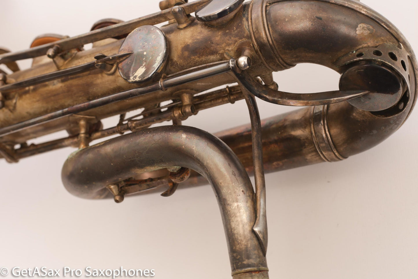 King New Voll True Baritone Original Silver Plate Near Mint Insane