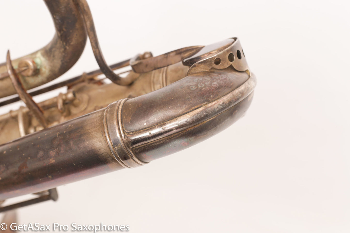 King New Voll True Baritone Original Silver Plate Near Mint Insane