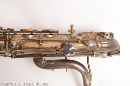 King New Voll True Baritone Original Silver Plate Near Mint Insane