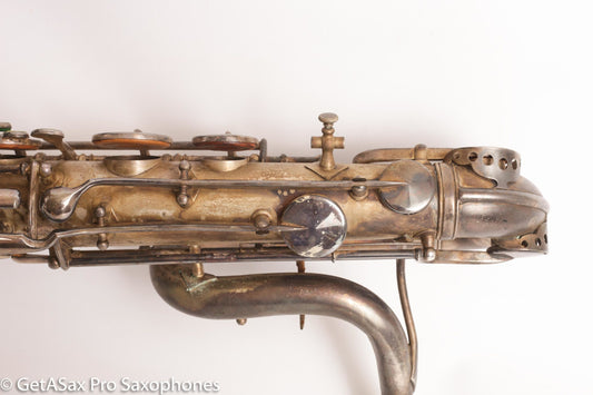 King New Voll True Baritone Original Silver Plate Near Mint Insane