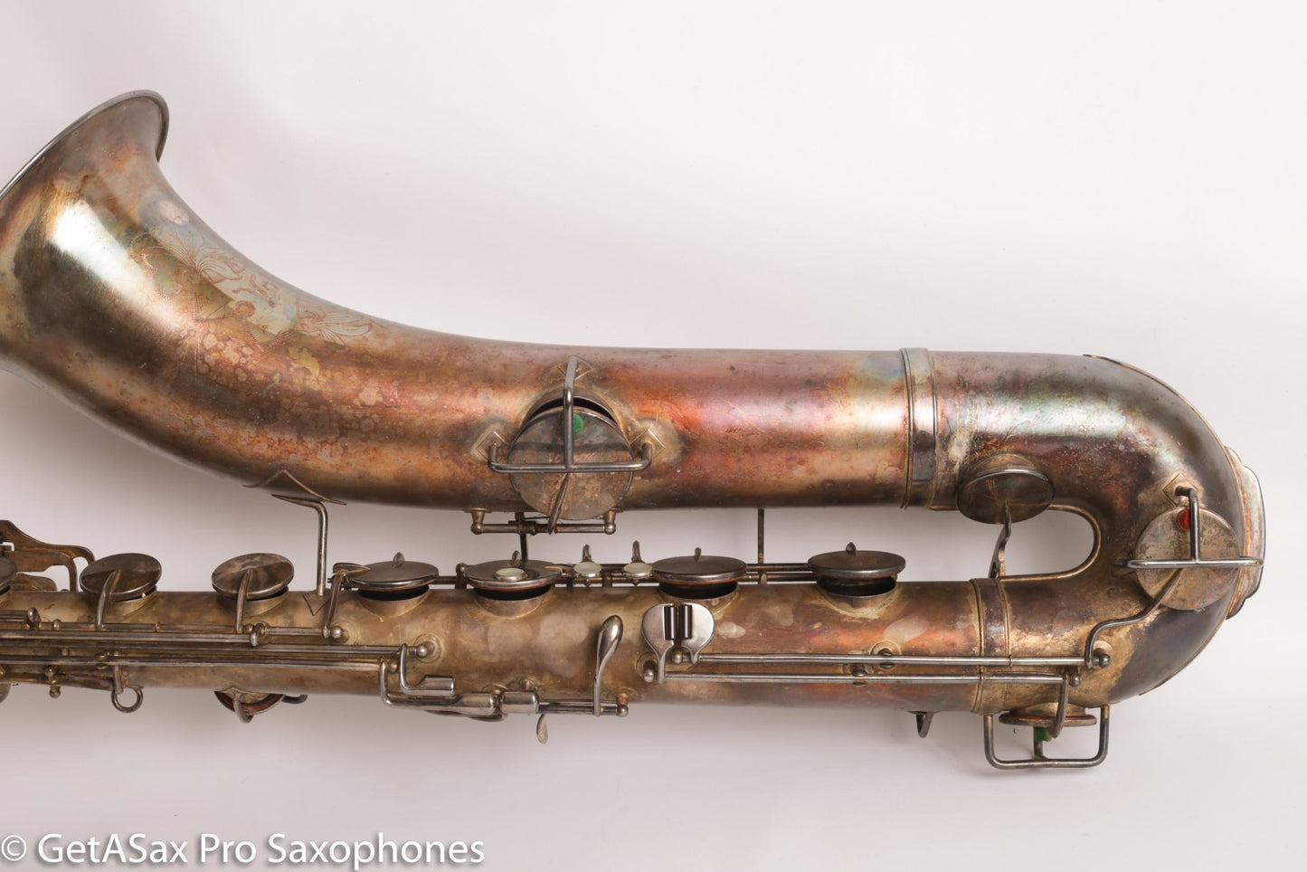 King New Voll True Baritone Original Silver Plate Near Mint Insane