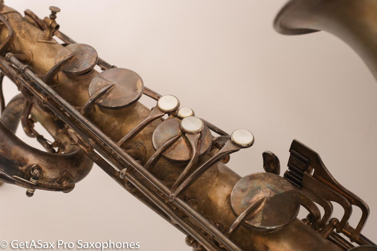 King New Voll True Baritone Original Silver Plate Near Mint Insane