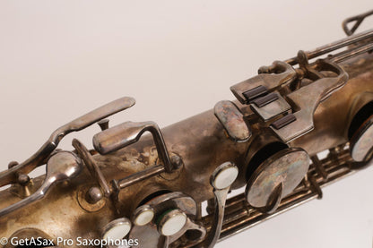 King New Voll True Baritone Original Silver Plate Near Mint Insane