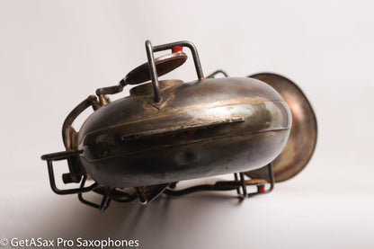 King New Voll True Baritone Original Silver Plate Near Mint Insane