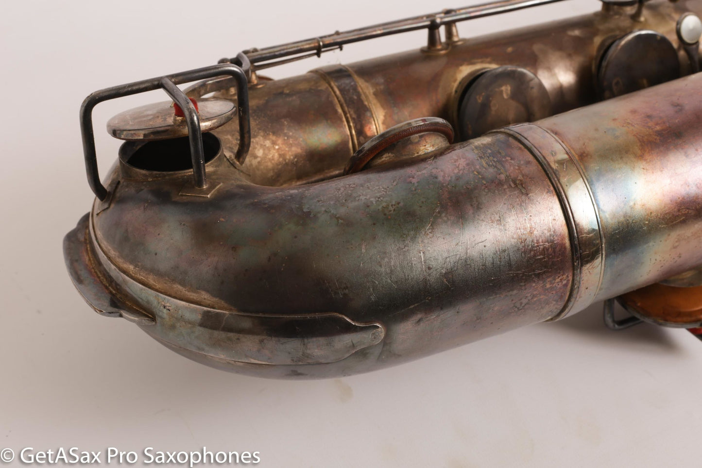 King New Voll True Baritone Original Silver Plate Near Mint Insane