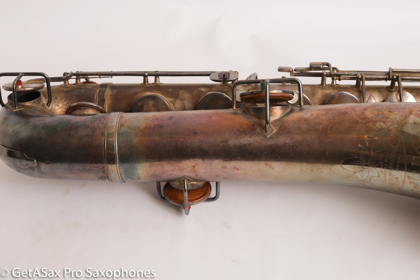 King New Voll True Baritone Original Silver Plate Near Mint Insane