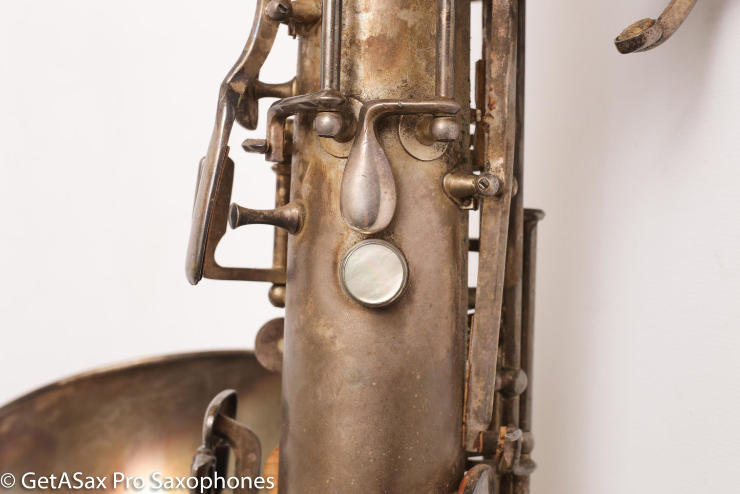 King New Voll True Baritone Original Silver Plate Near Mint Insane