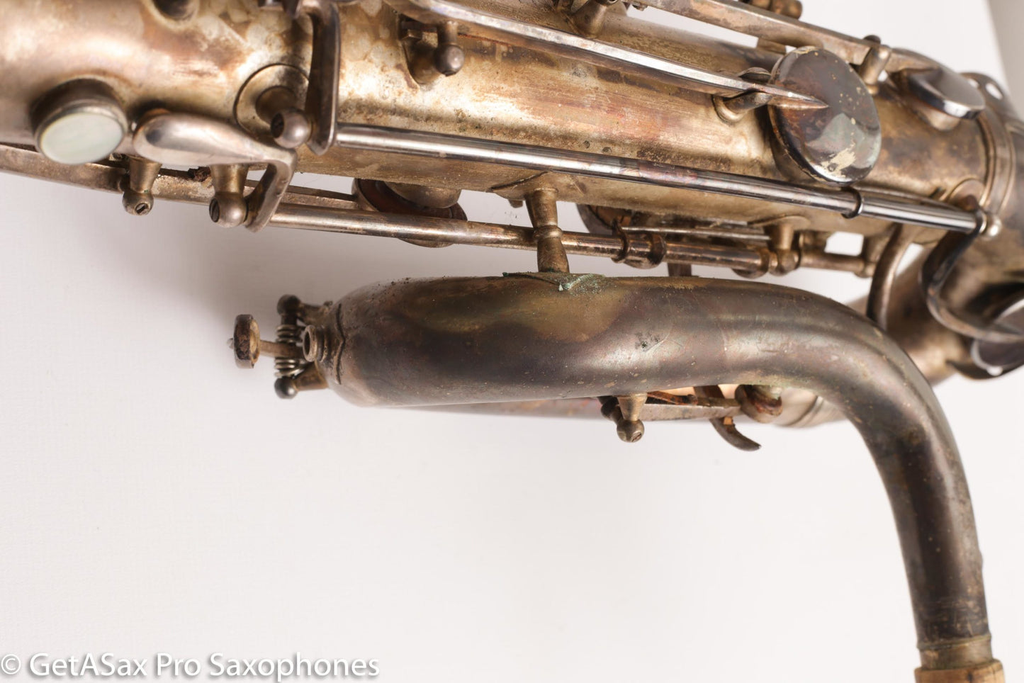 King New Voll True Baritone Original Silver Plate Near Mint Insane