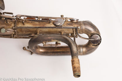 King New Voll True Baritone Original Silver Plate Near Mint Insane