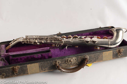 King Saxello Soprano Silver Plate 71xxx Great Deal!