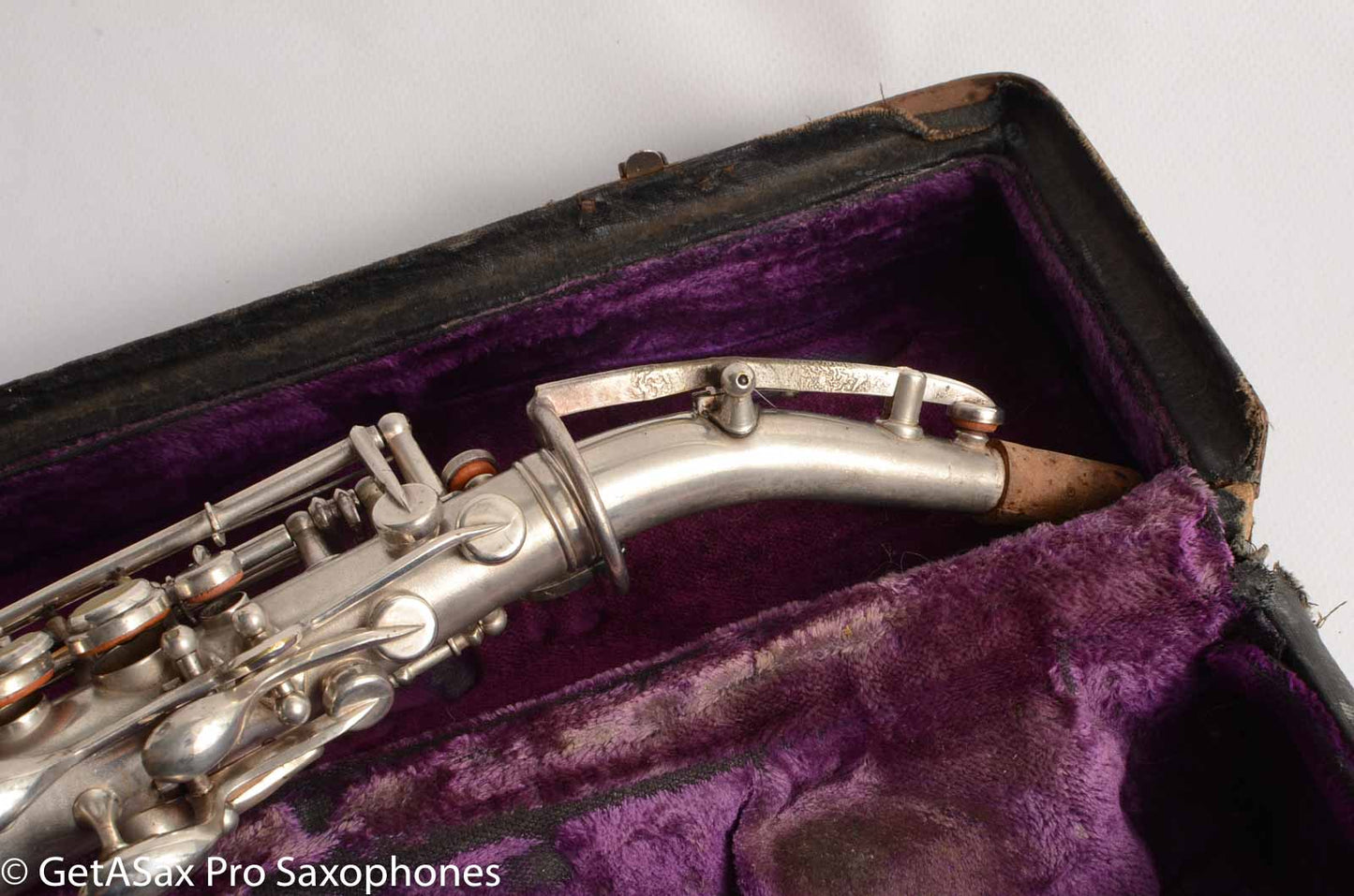 King Saxello Soprano Silver Plate 71xxx Great Deal!