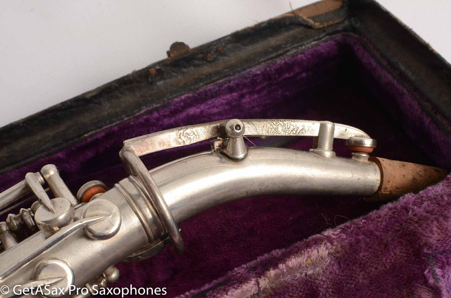 King Saxello Soprano Silver Plate 71xxx Great Deal!