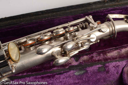 King Saxello Soprano Silver Plate 71xxx Great Deal!