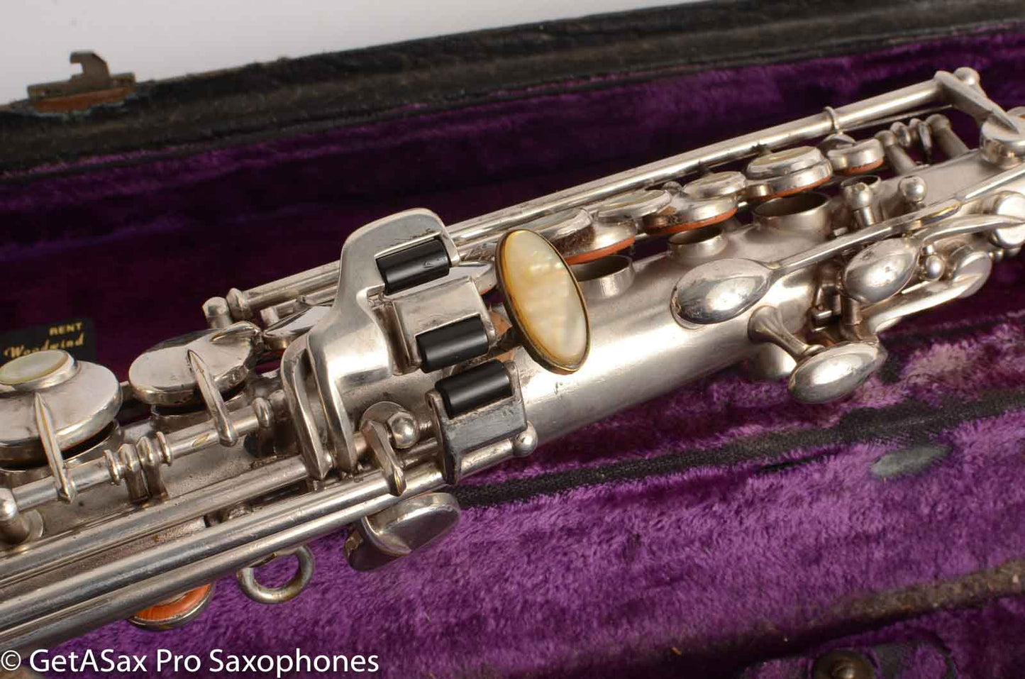 King Saxello Soprano Silver Plate 71xxx Great Deal!