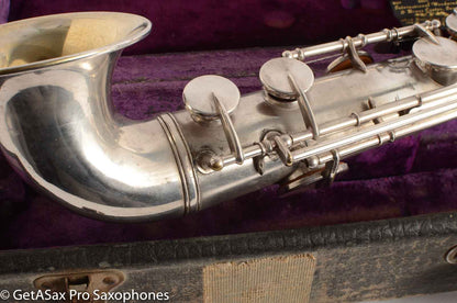 King Saxello Soprano Silver Plate 71xxx Great Deal!