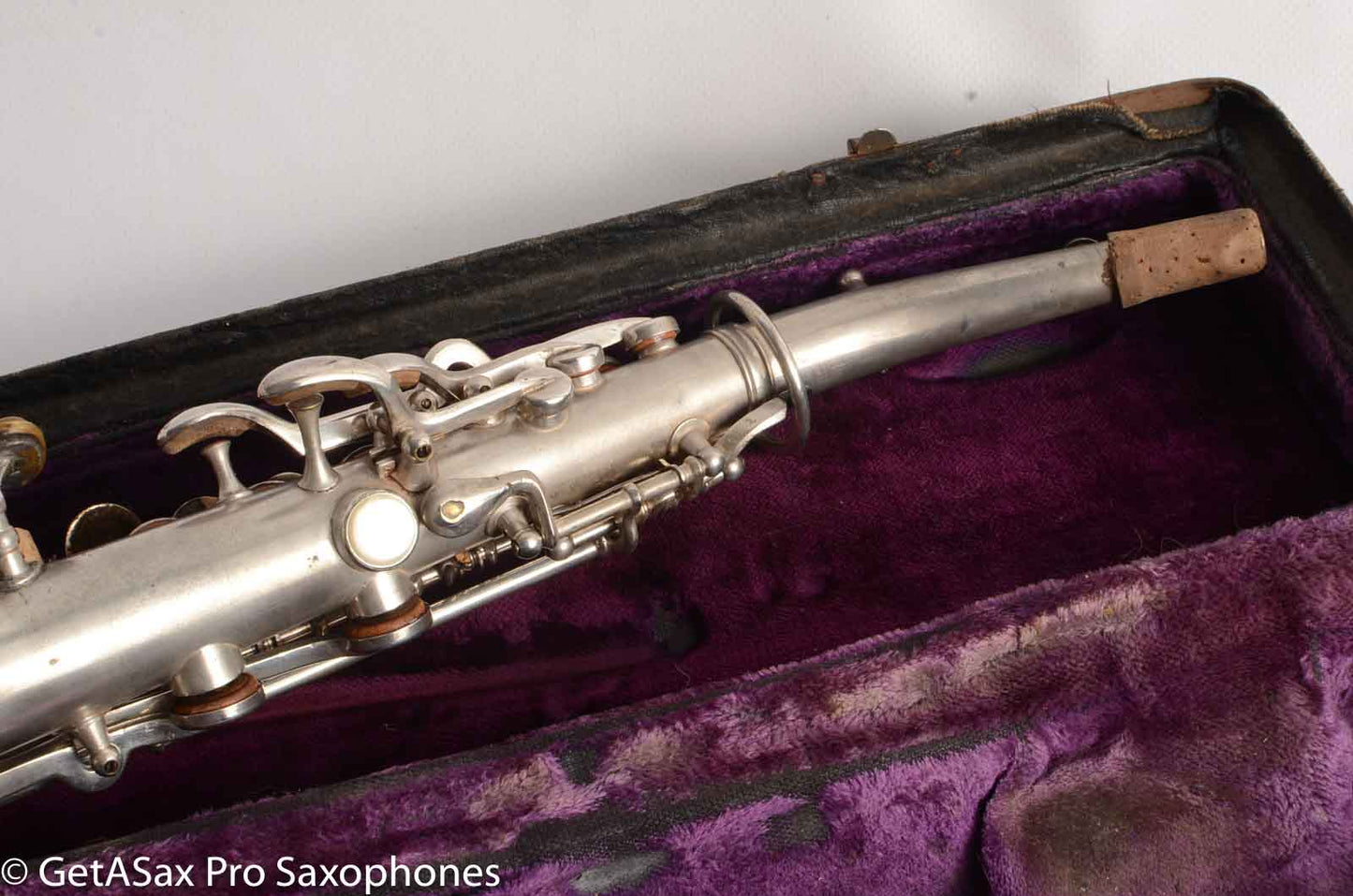 King Saxello Soprano Silver Plate 71xxx Great Deal!