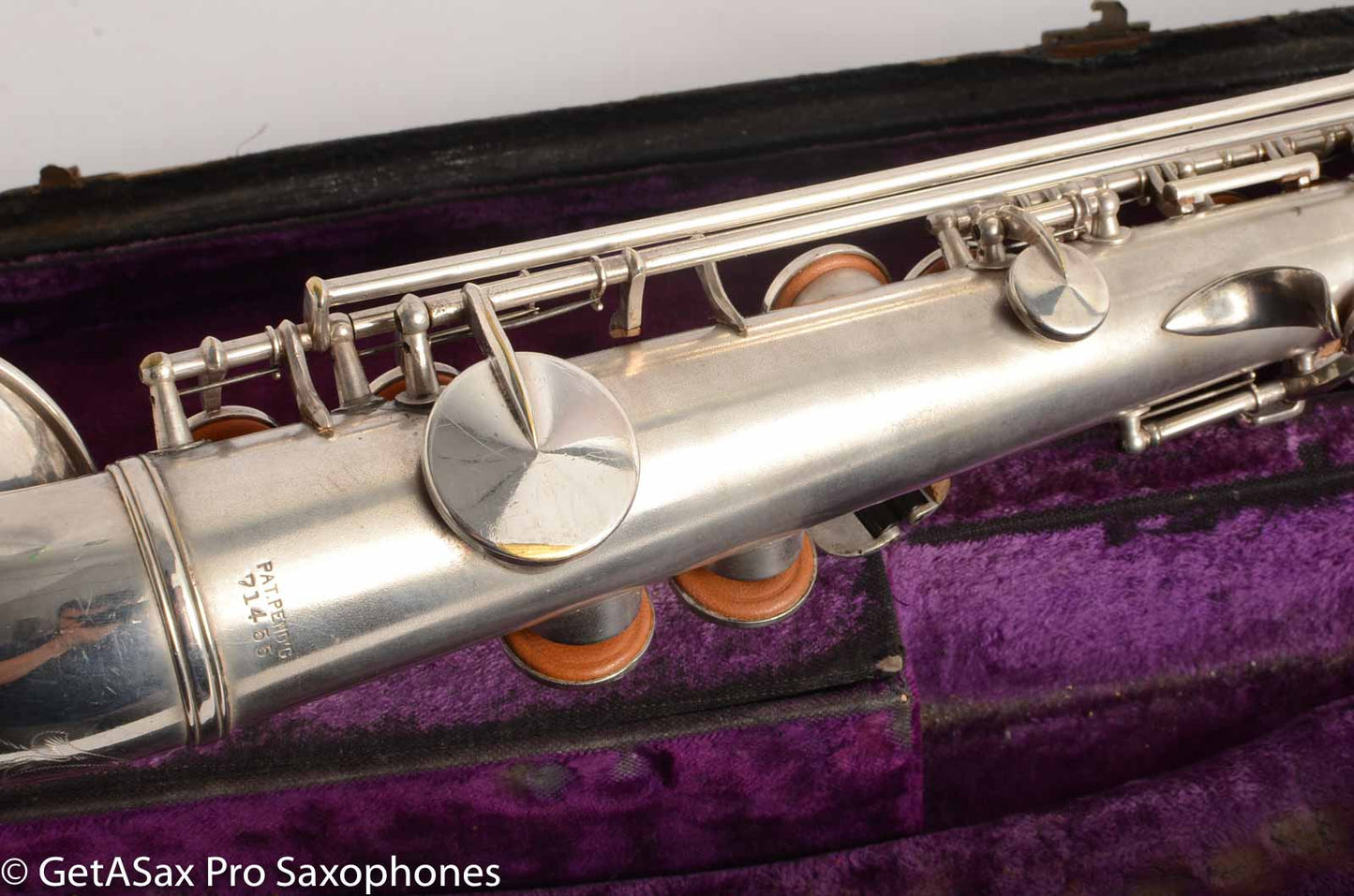 King Saxello Soprano Silver Plate 71xxx Great Deal!