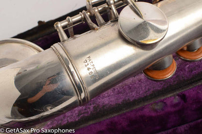 King Saxello Soprano Silver Plate 71xxx Great Deal!