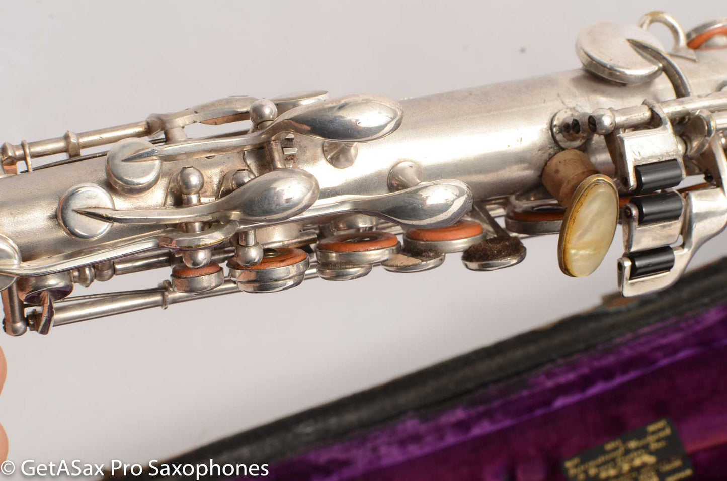 King Saxello Soprano Silver Plate 71xxx Great Deal!
