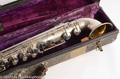 King Saxello Soprano Silver Plate 71xxx Great Deal!