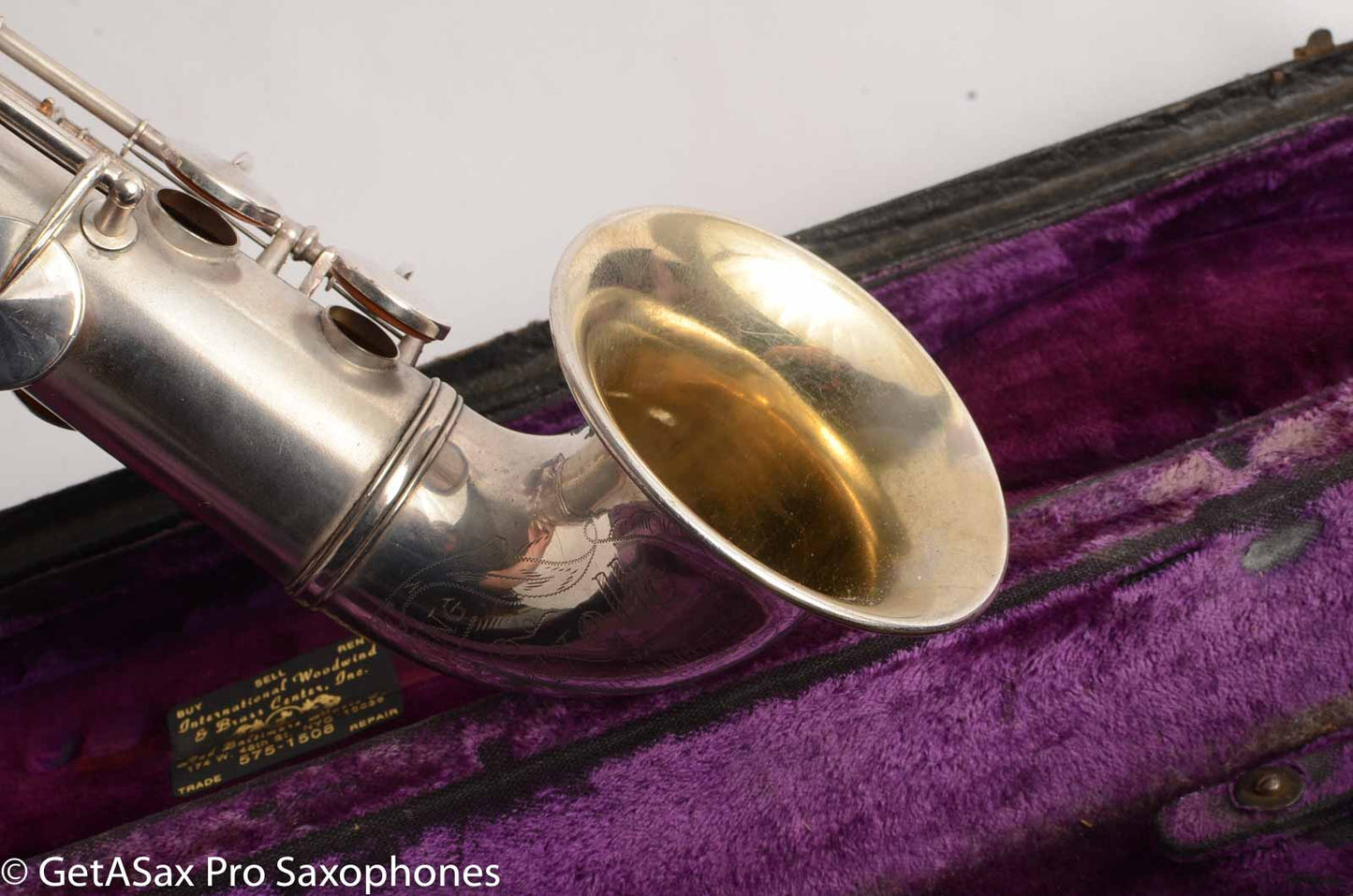 King Saxello Soprano Silver Plate 71xxx Great Deal!