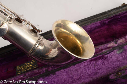 King Saxello Soprano Silver Plate 71xxx Great Deal!