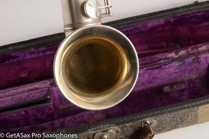 King Saxello Soprano Silver Plate 71xxx Great Deal!