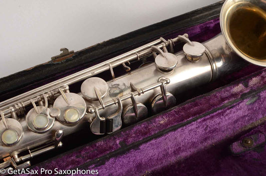 King Saxello Soprano Silver Plate 71xxx Great Deal!