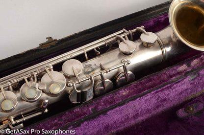 King Saxello Soprano Silver Plate 71xxx Great Deal!